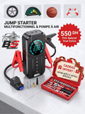 Jump Starter 3-en-1  — Coffret Outils OFFERT 🎁